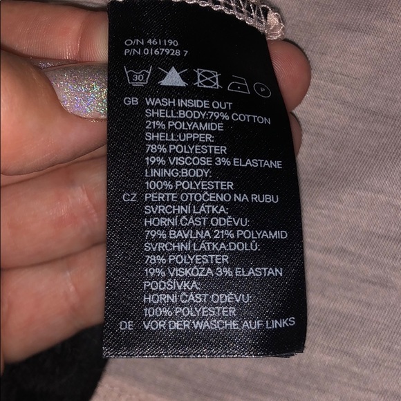 H&M Black Lace Dress, mixed media, back zipper, EUC - Picture 4 of 8